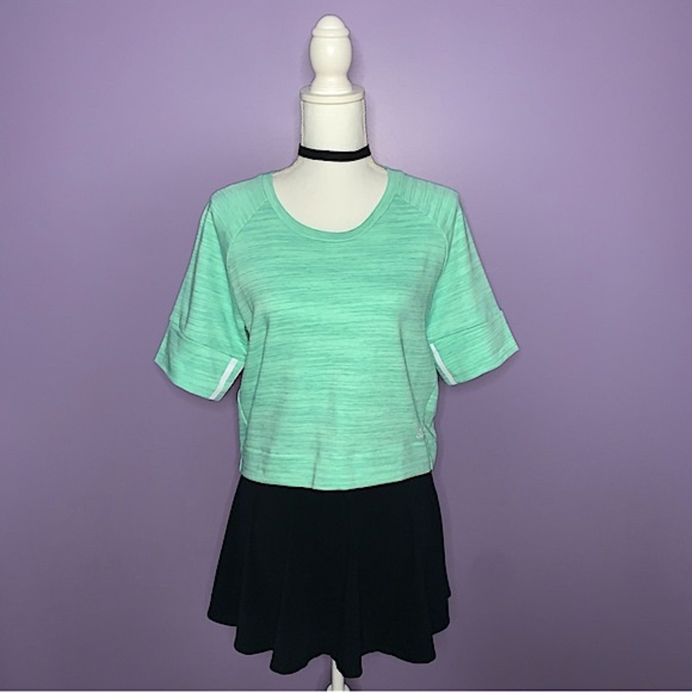 NWT Adidas Turquoise Short Sleeve Top - Picture 8 of 16